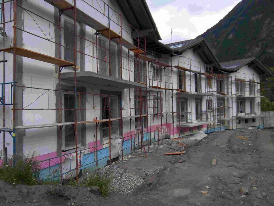 Gewerbebau – Fassade mit Vollwärmeschutz